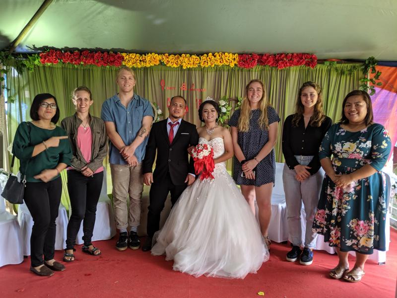 Kammerer attended several weddings while in Malaysia. The bride is a physical education teacher at the school where he taught English. “We rode in the back of a pickup for two hours into the jungle to get there,” Kammerer said. “It was a lovely ceremony in a beautiful village.”